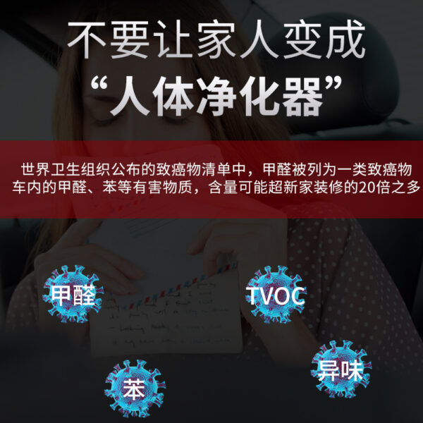 車載臭氧電源負(fù)離子發(fā)生器冰箱除味空氣凈化除甲醛消毒家用除異味 - 圖片 2